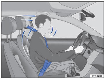 Volkswagen Golf. Cinturones de seguridad