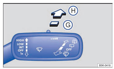 Volkswagen Golf. Limpiacristales