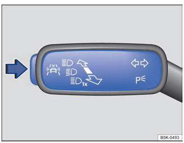 Volkswagen Golf. Manejo del cuadro de instrumentos 