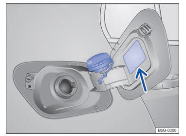 Volkswagen Golf. Tipos de combustible y repostaje 