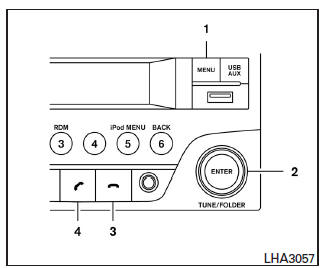 Nissan Note. Sistema telefónico de manos libres Bluetooth sin sistema de navegación (Tipo A) (solo si está equipado)