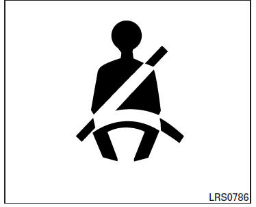 Nissan Note. Luz de advertencia de cinturón de seguridad 