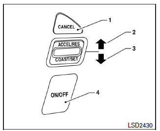 Nissan Note. Control de crucero (solo si está equipado)