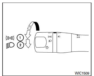 Nissan Note. Interruptor de faros y direccionales 