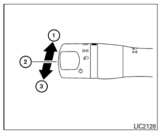 Nissan Note. Interruptor de faros y direccionales 