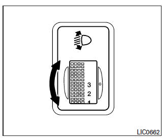 Nissan Note. Interruptor de faros y direccionales 