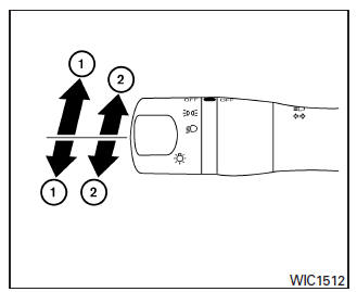 Nissan Note. Interruptor de faros y direccionales 