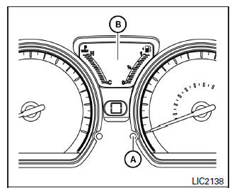 Nissan Note. Medidores e indicadores 