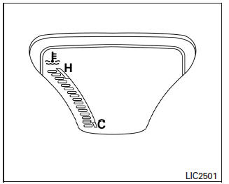 Nissan Note. Medidores e indicadores 