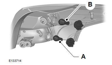 Ford Focus. Luces traseras: 4 puertas