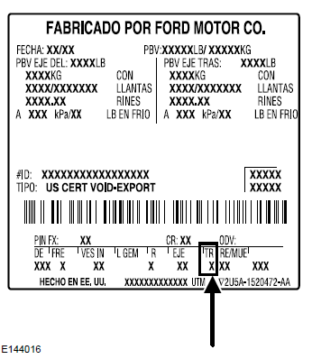 Ford Focus. Código de la transmisión