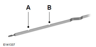 Ford Focus. Varilla indicadora de nivel de aceite del motor - 1.0L EcoBoost