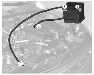 Chevrolet Cobalt. Arranque con cables