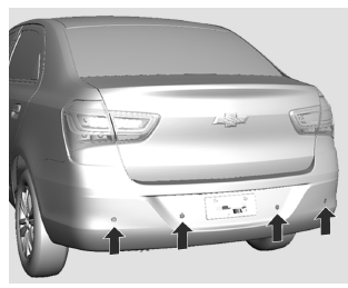 Chevrolet Cobalt. Asistente de estacionamiento (si está equipado)