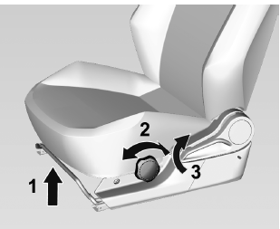 Chevrolet Cobalt. Ajuste de los asientos