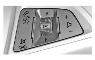 Chevrolet Cobalt. Controles del volante (si está equipados)