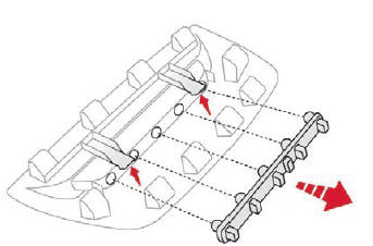 Citroen C-Elysee. Tercera luz de freno (W5W)