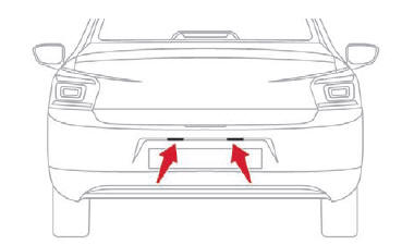 Citroen C-Elysee. Luces de matrícula (W5W)