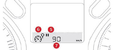 Citroen C-Elysee. Indicaciones en el cuadro de instrumentos