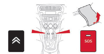Citroen C-Elysee. Llamada de emergencia o de asistencia