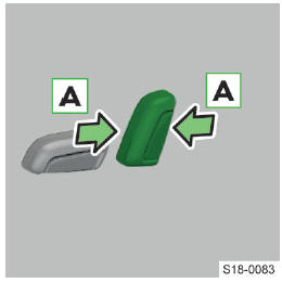 Skoda Octavia. Asiento delantero - con funcionamiento eléctrico