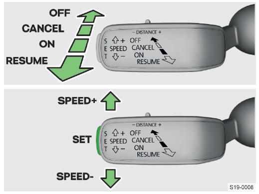 Skoda Octavia. Dispositivo de limitación de velocidad