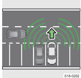 Skoda Octavia. Exit Assist