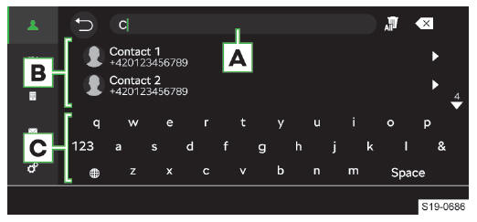 Skoda Octavia. Teclado