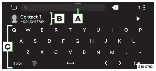 Skoda Octavia. Teclado Infotainment