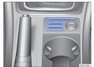 Volkswagen Golf. Compartimentos portaobjetos