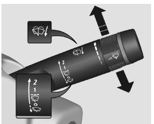 Chevrolet Cobalt. Sistemas limpia y lavaparabrisas